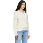 Calvin Klein Collection Off-White Helga Polo