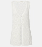 Faithfull Fio pointelle cotton vest
