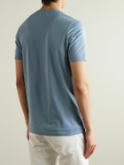 Altea - Lewis Slim-Fit Stretch-Cotton Jersey T-Shirt - Blue
