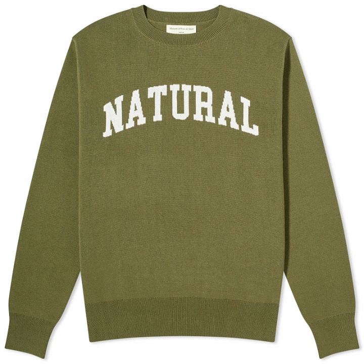 Photo: Museum of Peace and Quiet Men's Natural Sweater in Olive