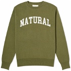 Museum of Peace and Quiet Men's Natural Sweater in Olive
