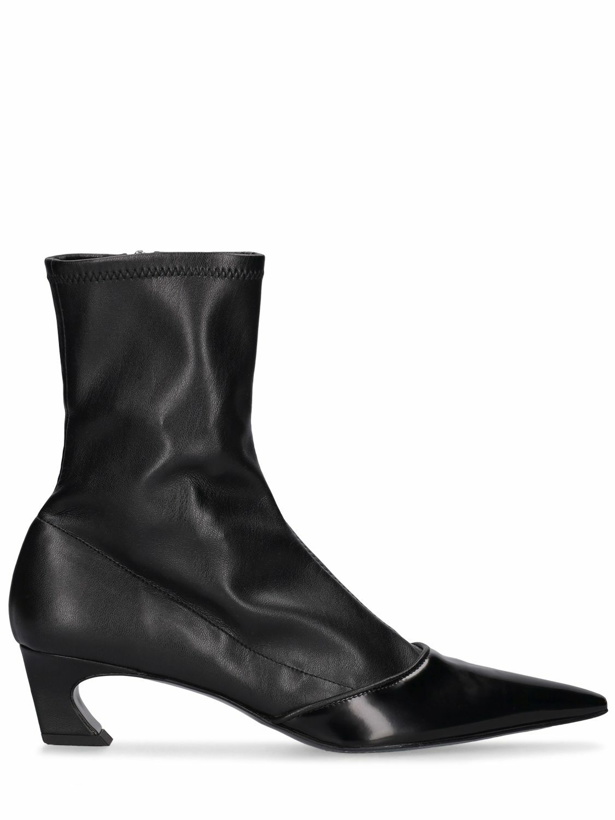 Photo: ACNE STUDIOS - 45mm Leather Ankle Boots