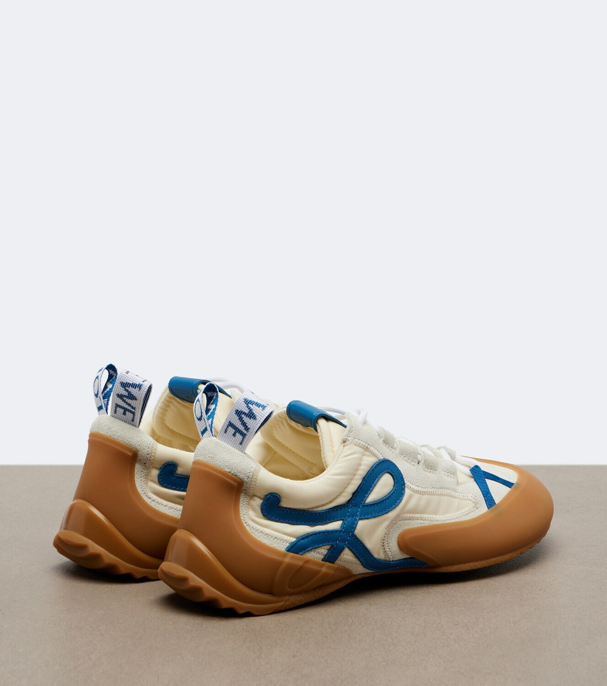 Loewe Grip Anagram suede-trimmed sneakers
