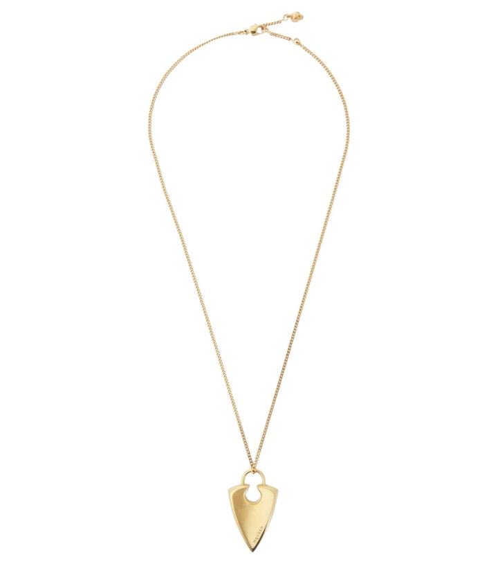 Photo: Alexander McQueen Arrow pendant necklace