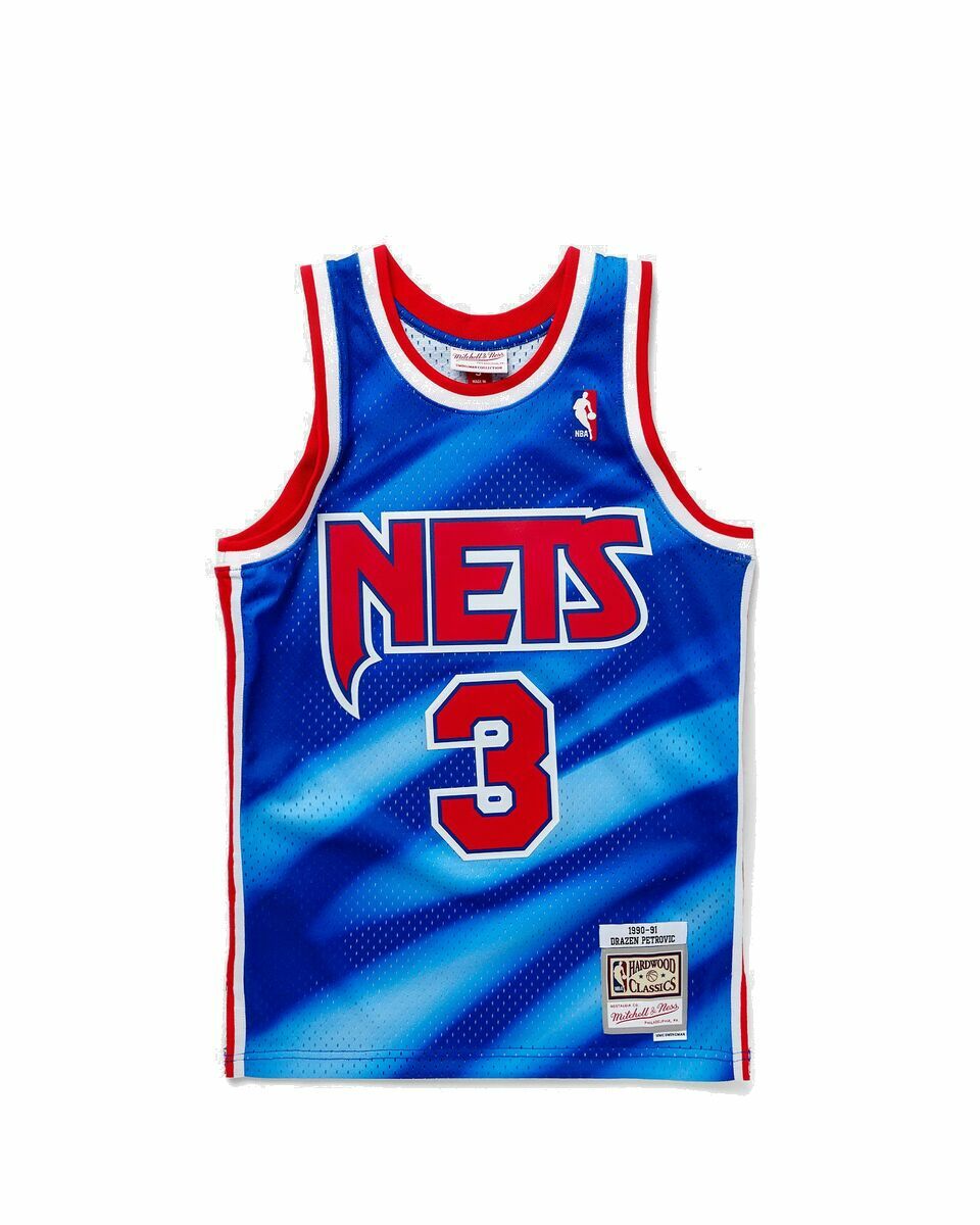 Photo: Mitchell & Ness Nba Swingman Jersey New Jersey Nets 1990 91 Drazen Petrovic #3 Blue - Mens - Jerseys