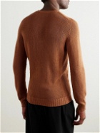Thom Sweeney - Slim-Fit Silk Sweater - Orange