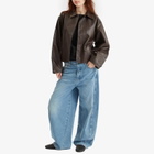 ST. Agni Women's Mid Rise Balloon Jeans in 90S Blue
