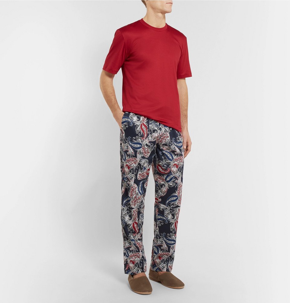 Mens cotton pyjama discount trousers