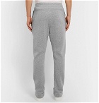 The Row - LA Slim-Fit Fleece-Back Cotton-Jersey Sweatpants - Gray