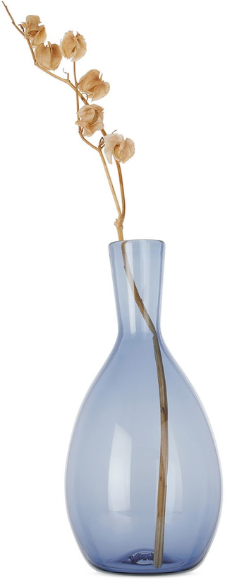 Photo: Nate Cotterman SSENSE Exclusive Blue Tall Tilt Flow Decanter