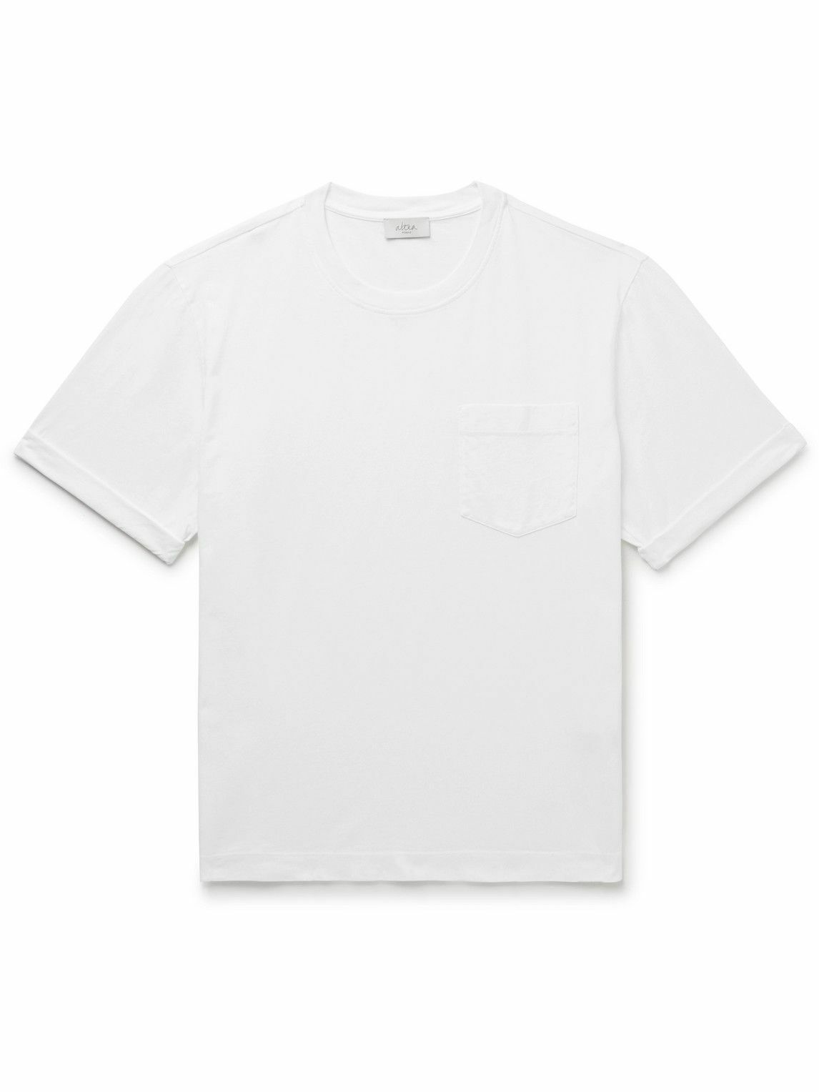Altea - Cotton-Jersey T-Shirt - White Altea