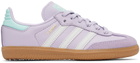 adidas Kids Little Kids Purple Samba OG Sneakers