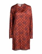 Manila Grace Womens Mini dress in Orange