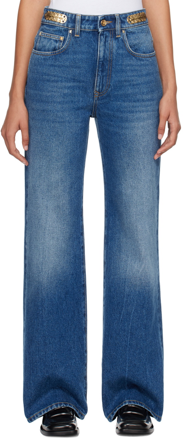 デニム・ジーパン RABANNE DENIM BAGGY JEANS BAGGY JEANS IN DENIM | Rabanne