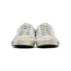 Golden Goose Silver and Grey Skate Superstar Sneakers