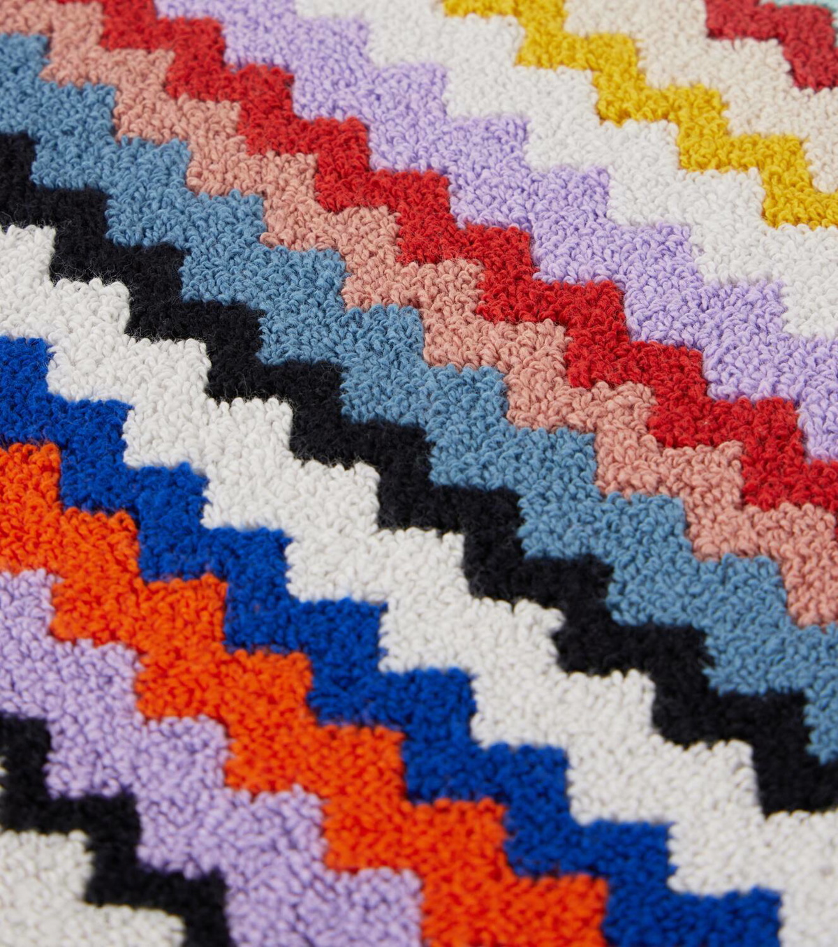 Missoni Riverbero Zigzag terry bath mat