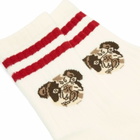 Rostersox Dog Socks in White