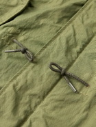 C.P. Company - Metropolis Logo-Appliquéd Padded Twill Hooded Parka - Green