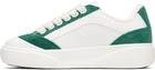 Casablanca White & Green Del Mar Sneakers
