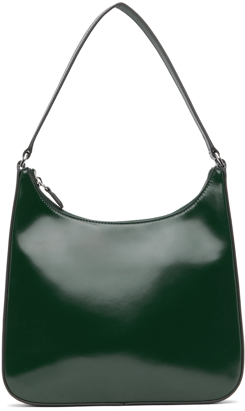 MINI SHIRLEY LEATHER BAG PINE POLISHED