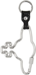 Vivienne Westwood Silver Orb Carabiner Keychain