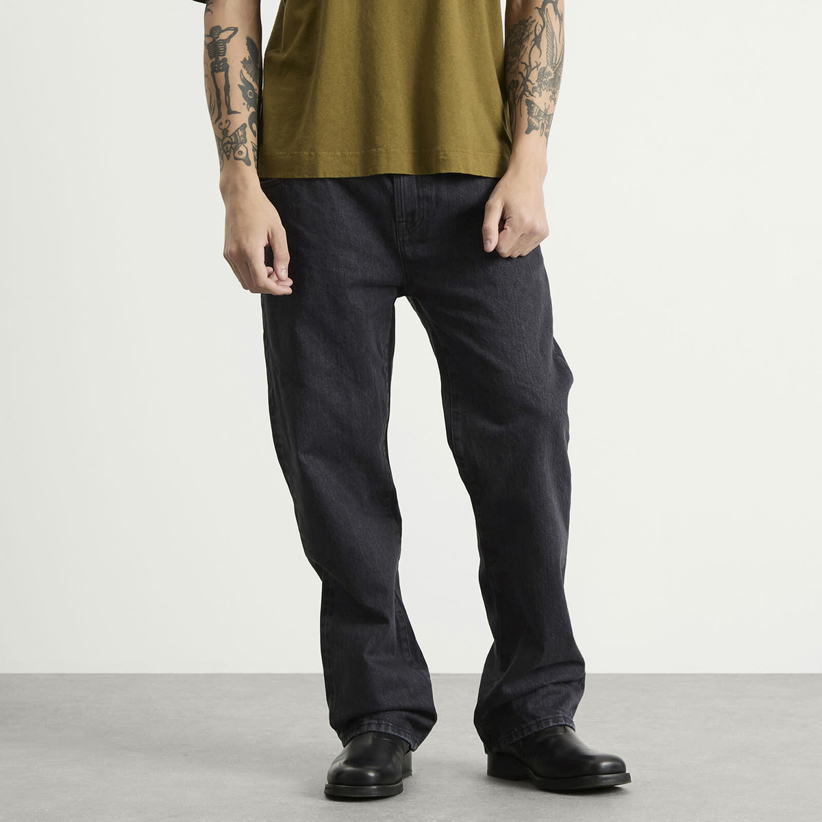 Corridor Men's Washed Jean in Black
