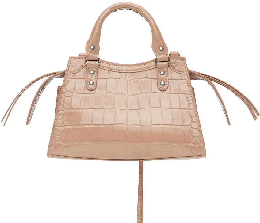 CLASSIQUE TRIOMPHE BAG IN NILOTICUS CROCODILE - BEIGE