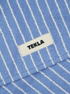 TEKLA Clear Blue Stripes Bath Mat