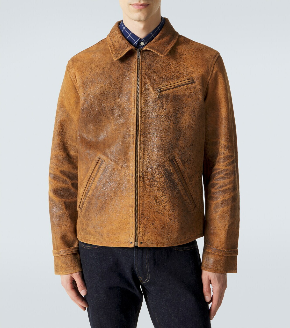 Polo Ralph Lauren Newsboy leather jacket Polo Ralph Lauren
