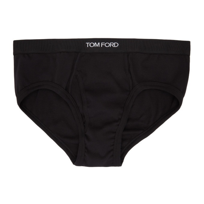 Photo: Tom Ford Two-Pack Black Cotton Briefs