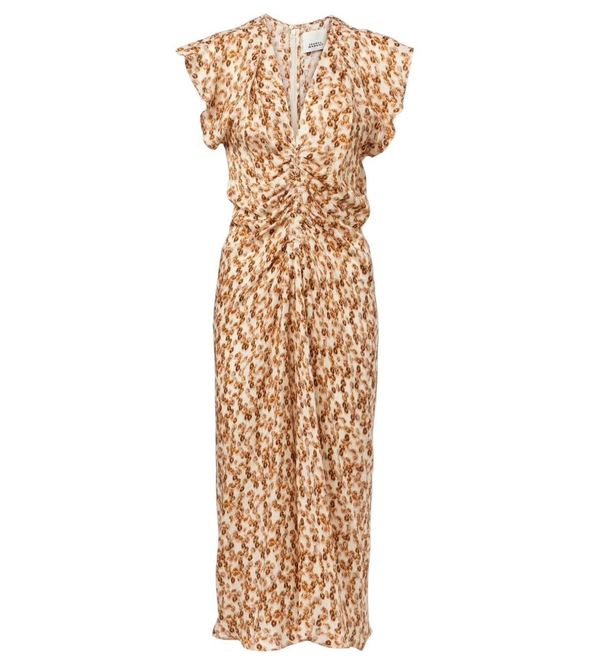 ISABEL MARANT - Franzy Cotton Blend Midi Dress Isabel Marant