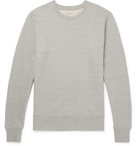 Nudie Jeans - Evert Mélange Loopback Organic Cotton-Jersey Sweatshirt - Men - Gray