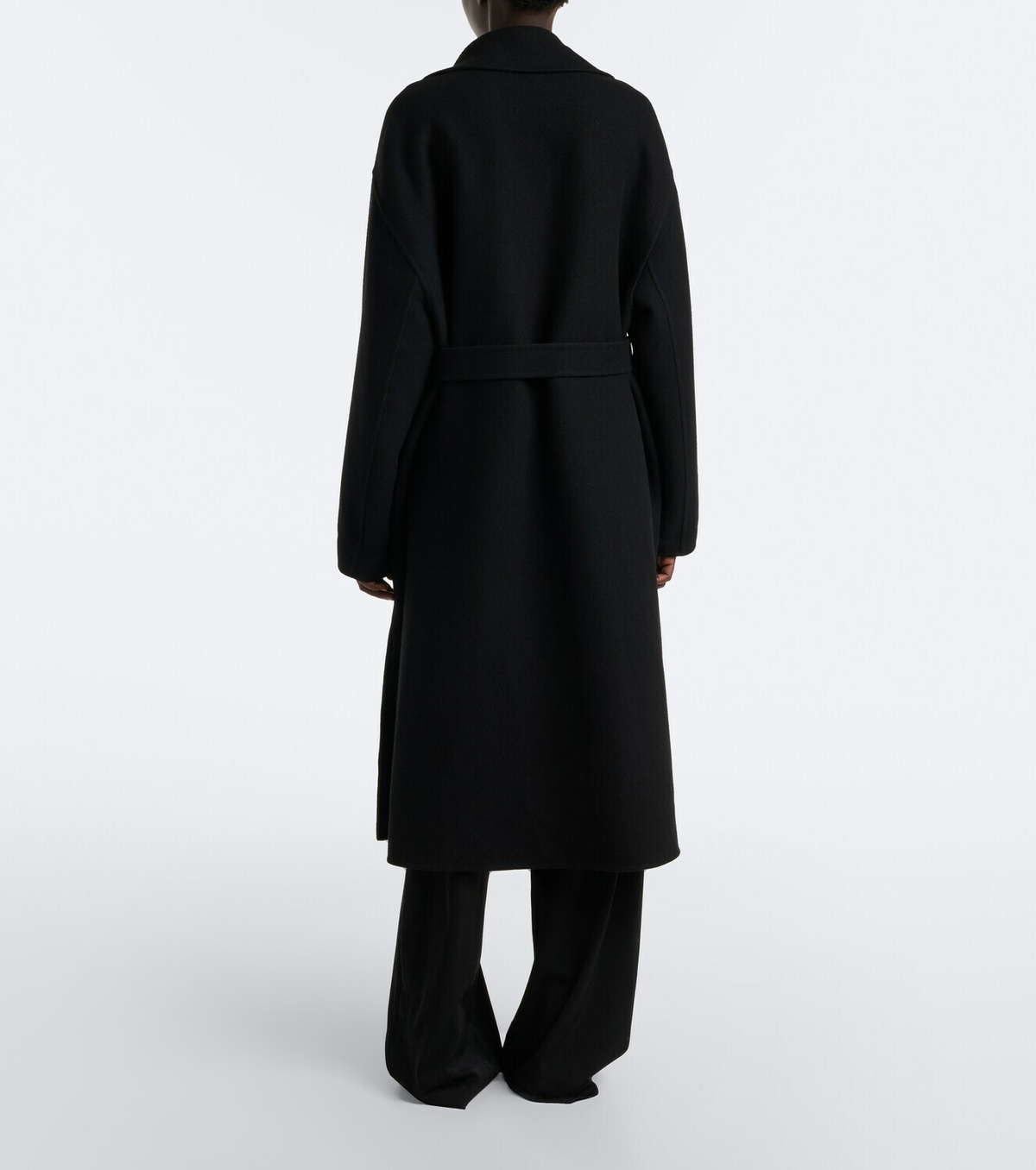 The Row Ciara wool and cashmere-blend wrap coat