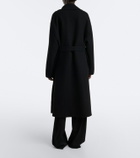 The Row Ciara wool and cashmere-blend wrap coat