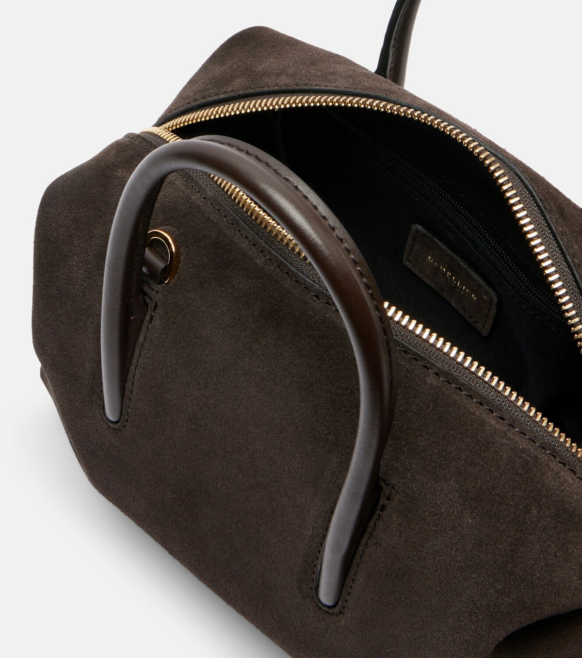 DeMellier Stockholm Small suede top-handle bag