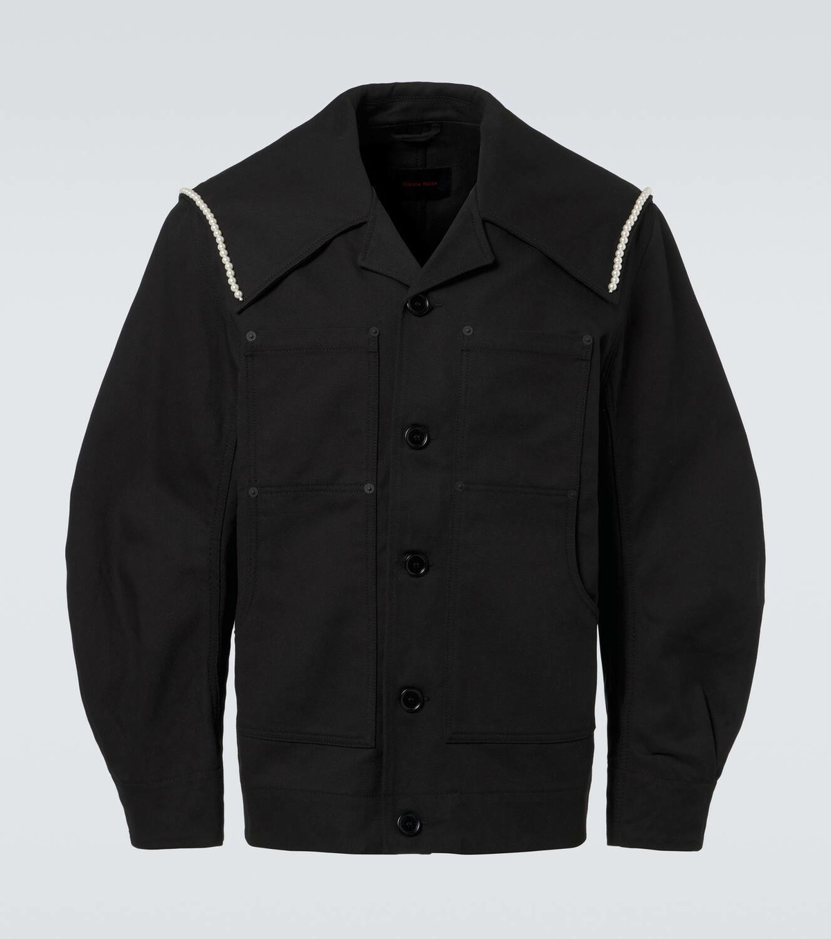 Simone Rocha Beaded cotton jacket Simone Rocha