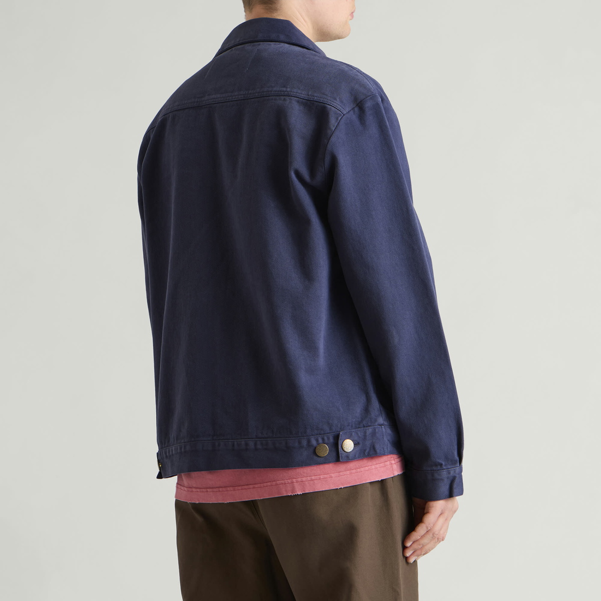 Palmes Men's Western Zip Jacket in Navy