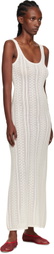 Holzweiler White Tine Crochet Maxi Dress