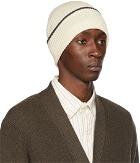 MHL by Margaret Howell Off-White Wool Beanie