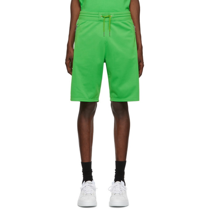 Photo: Givenchy Green Logo Tape Shorts