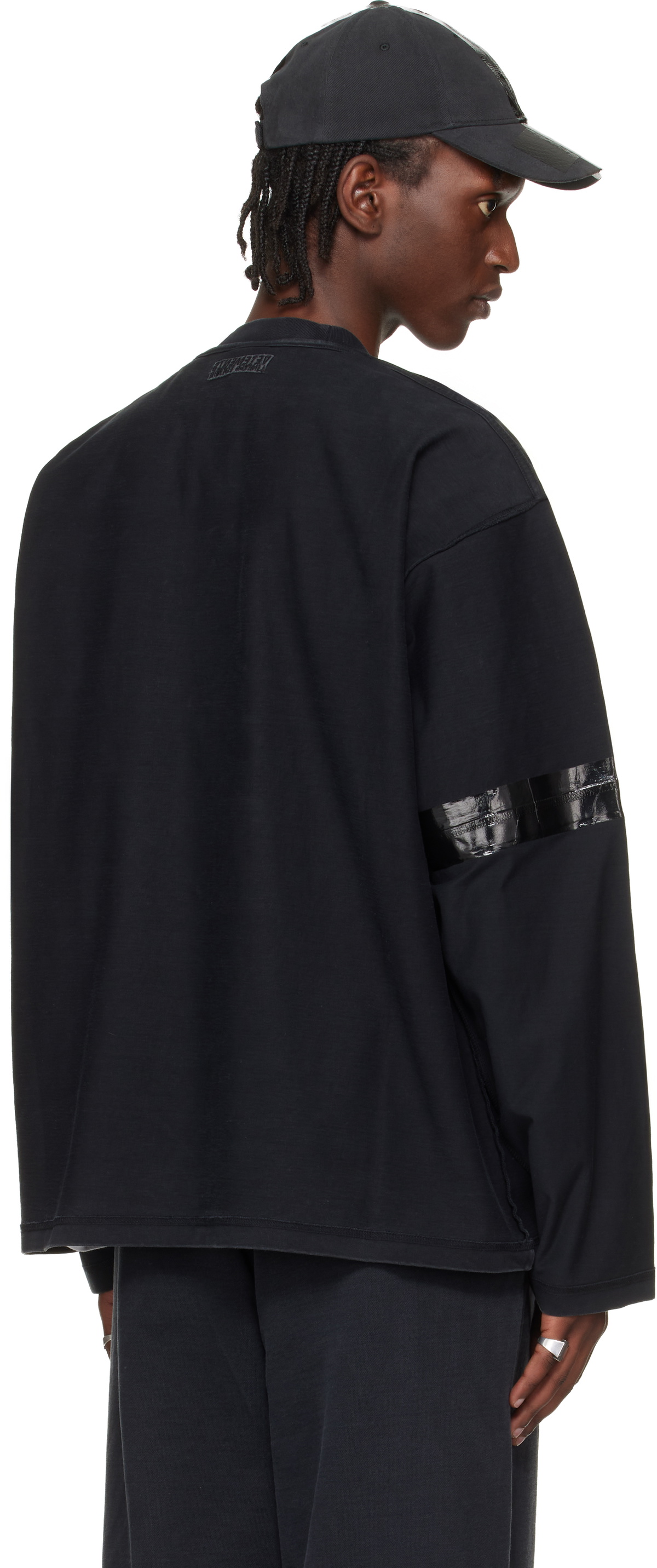 VETEMENTS Black Taped Longsleeve T-shirt