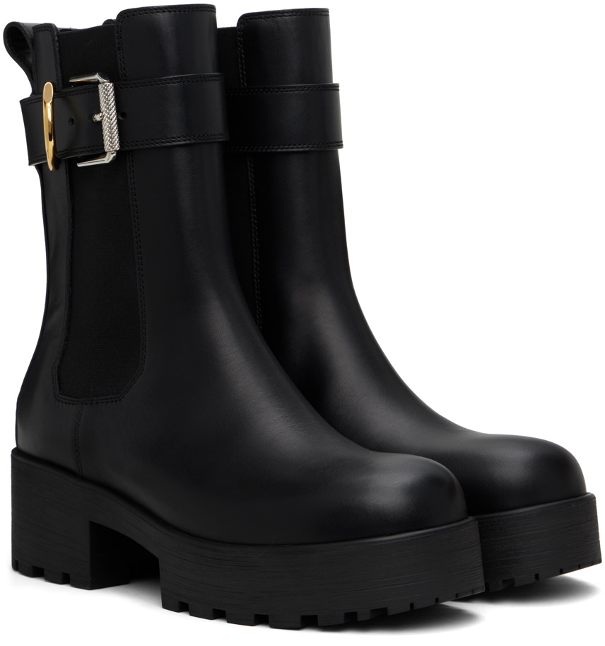 Givenchy Black Voyou Chelsea Boots
