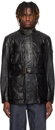 Belstaff Black Legacy Trialmaster Panther Leather Jacket