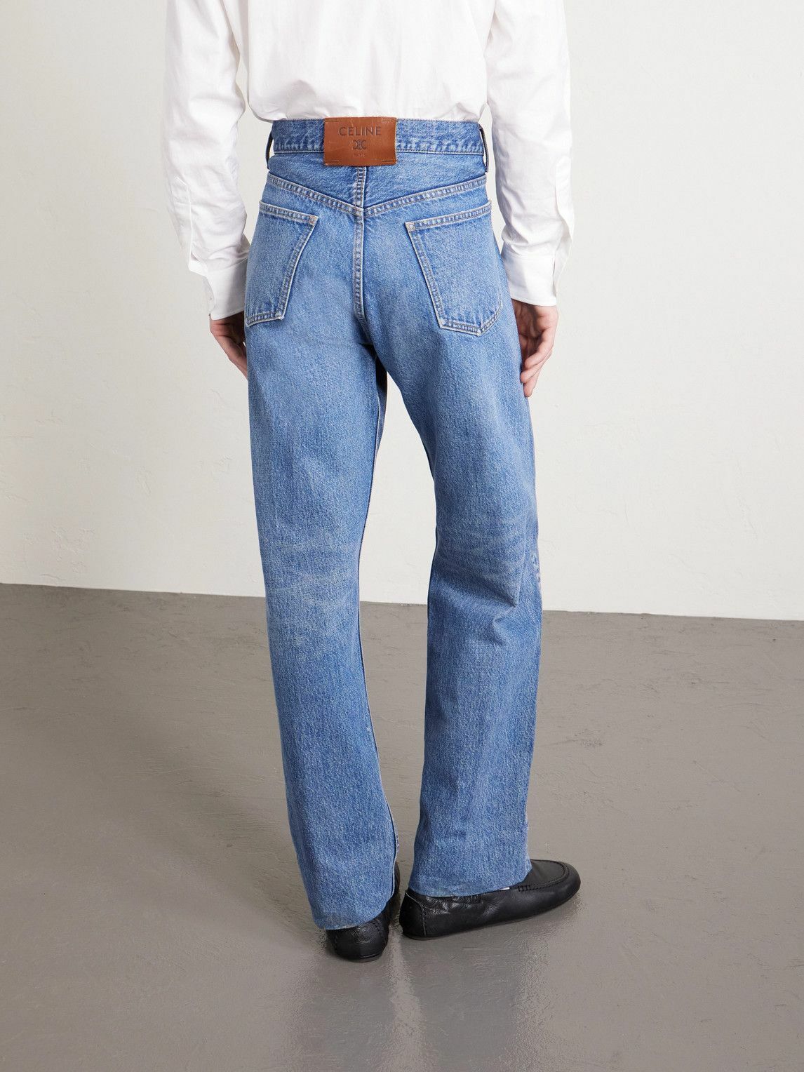 CELINE - Boyfriend Straight-Leg Jeans - Blue