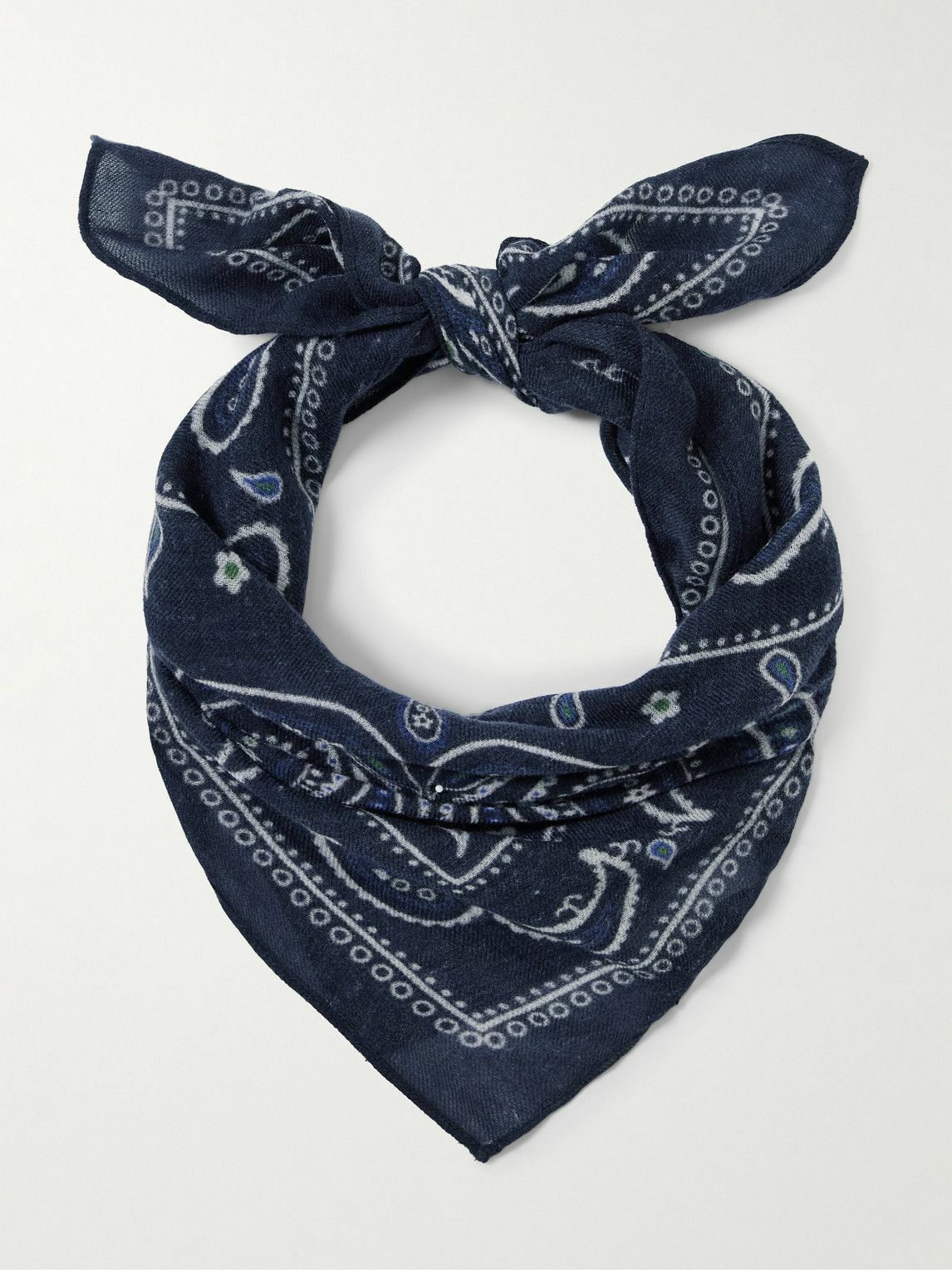 Hartford - Paisley-Print Wool Scarf