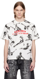 KidSuper White Trapeze Women All Over Print T-shirt