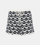 The Upside Woodstock Hali crochet cotton shorts