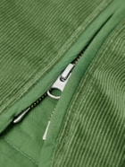 Kardo - Paiwand Studio Amardeep Embroidered Cotton-Herringbone Jacket - Green