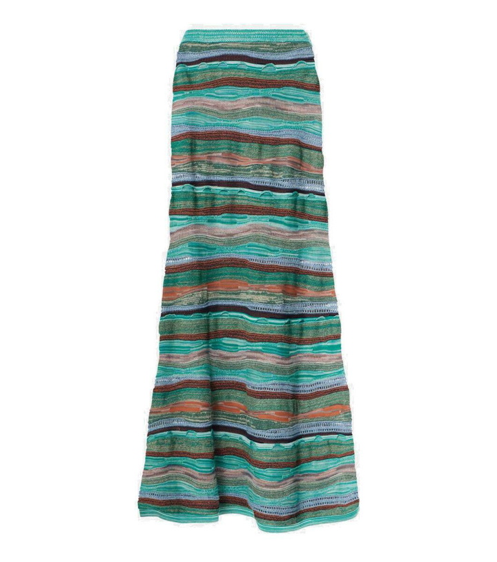 Photo: Ulla Johnson Rosen knitted cotton-blend midi skirt