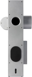 Transparent Silver Brutalist Speaker